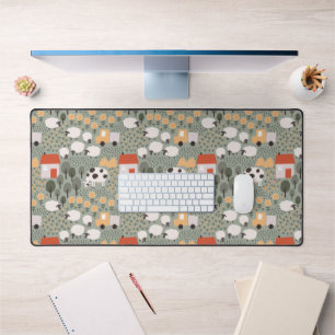Motif de scène de ferme mignonne