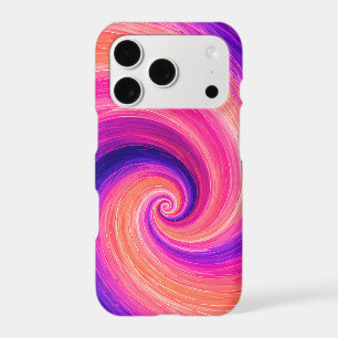 Motif de spirale abstraite en peinture tourbillonn