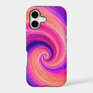 Motif de spirale abstraite en tourbillon de peintu