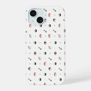 Motif de sushi Kawaii minimaliste Nourriture japon