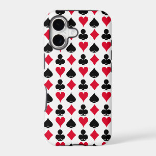 motif de symboles de cartes à jouer