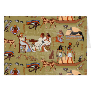 Motif de symboles de l'Egypte  