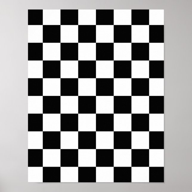 Motif de tableau de contrôle de contraste noir/bla (Devant)