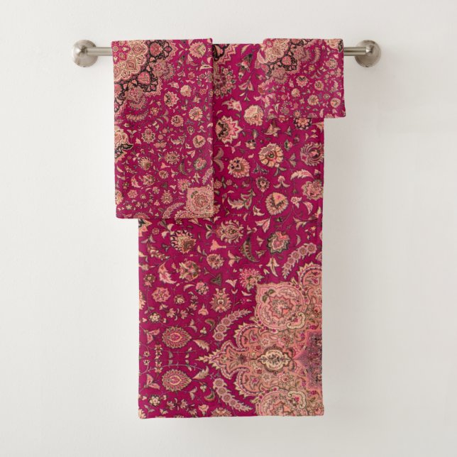Motif de tapis vintage persan (En situation)