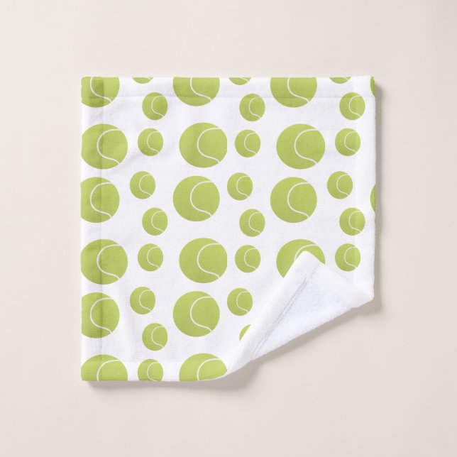 motif de tennis (Gant de toilette)