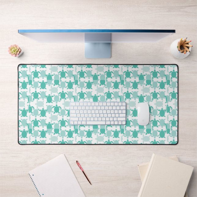 Motif de tortue turquoise (Bureau 1)