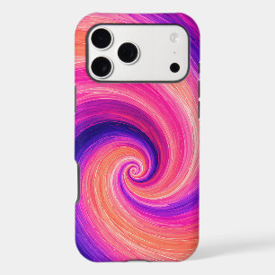 Motif de tourbillon de peinture en spirale abstrai
