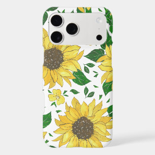 Motif de tournesol à l'aquarelle 