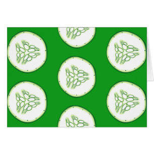 Motif de tranches de concombre