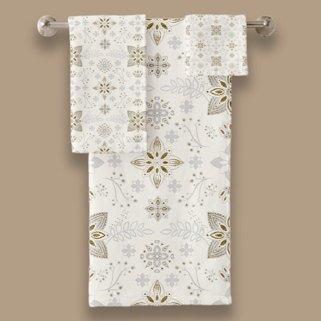 Motif de tuile dorée simple et élégant (Créateur téléchargé)