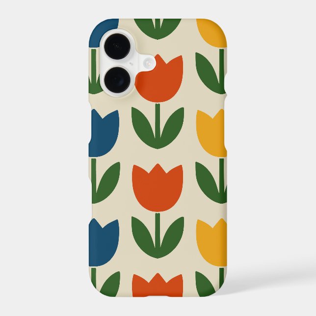 Motif de tulipe coloré (Verso)