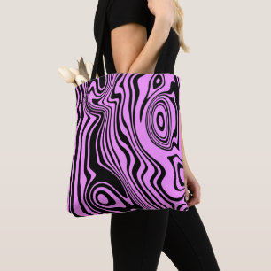 Motif de vague de Sac fourre-tout violet - Choisir