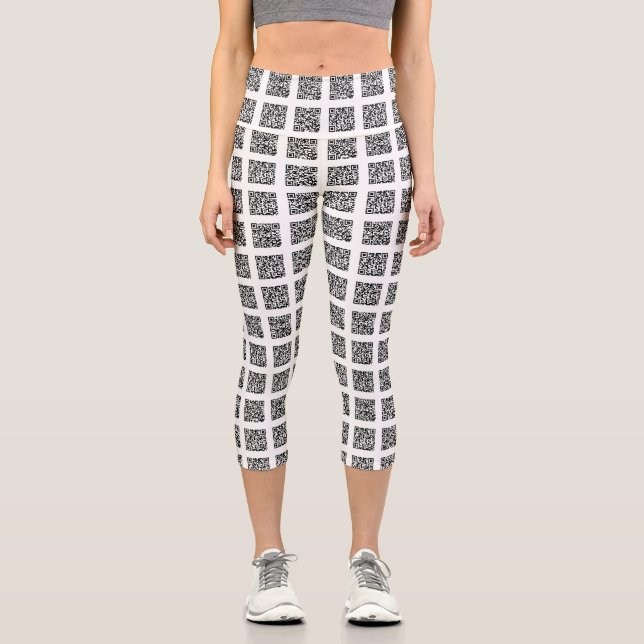 Motif de vérification du code QR Capri Leggings (Recto)