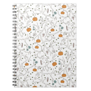 Motif de vigne effrayante pour Halloween Notebook