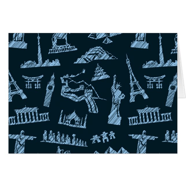 Motif De Voyage En Motif Blues