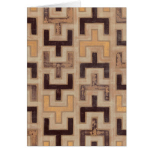 Motif décoratif africain en tissu boueux