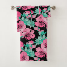 Motif décoratif en fleurs de cerisier dessiné à la