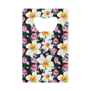 Motif d'élégance avec des fleurs de narcisse