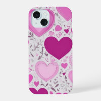 Motif des coeurs roses