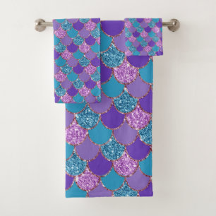 Motif des échelles de sirène colorées