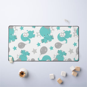 Motif Des Eléphants Bleus, Eléphants Mignons, Étoi