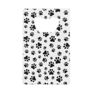 Motif des pattes, pattes de chien, noir et blanc