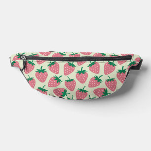 Motif d'été fraise rose