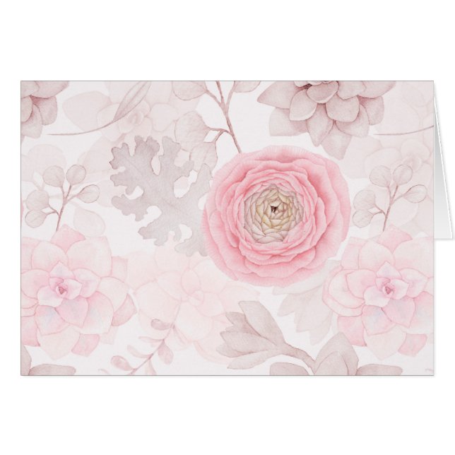 Motif d'été illustrant la réussite des fleurs rose (Devant horizontal)