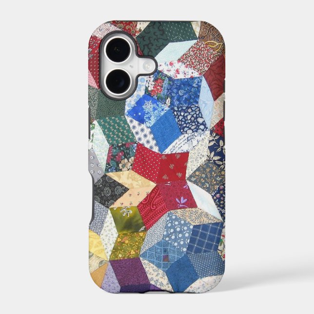 Motif d'étoiles en textile patchwork (Verso)