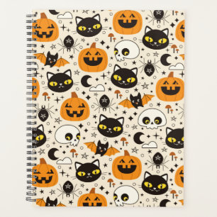 Motif d'Halloween rétro