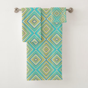 Motif diamant alternatif Turquoise Blues