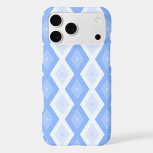 Motif diamant bleu pâle