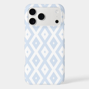 Motif diamant bleu pâle et blanc