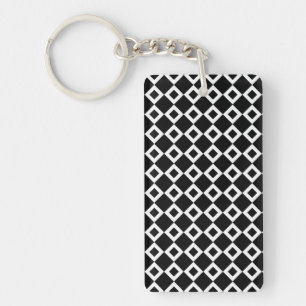 Motif Diamant noir et blanc