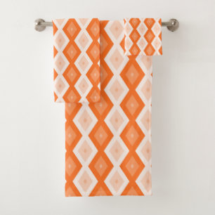 Motif diamant orange