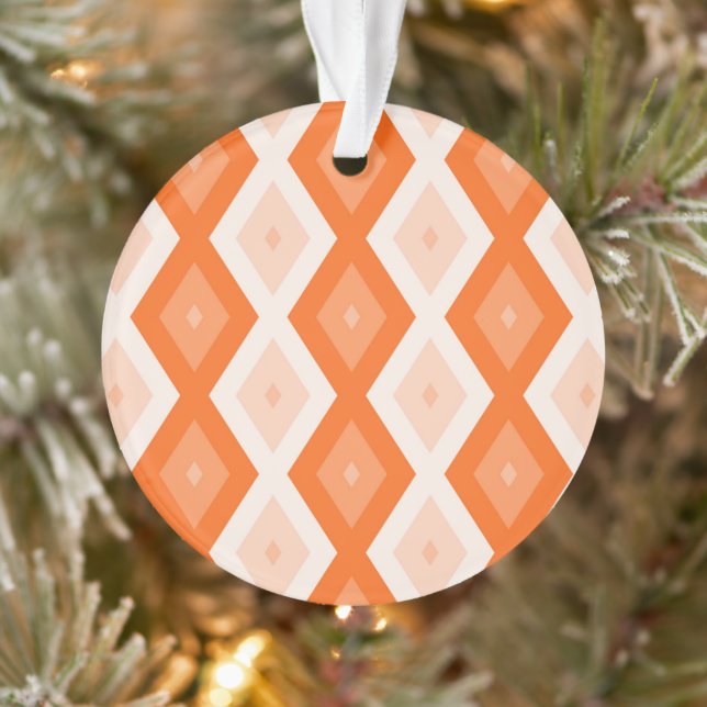 Motif diamant orange (Arbre)