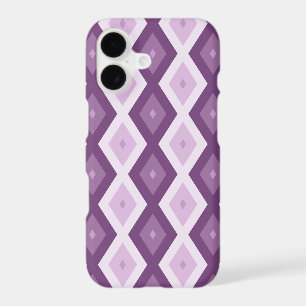 Motif diamant pourpre