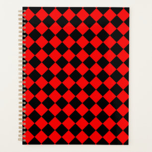 Motif diamant Red Black Checker