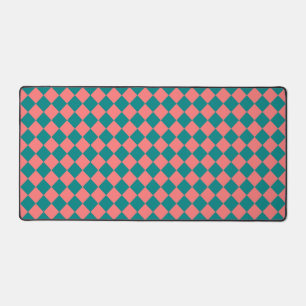 Motif diamant rose Cyan Checker