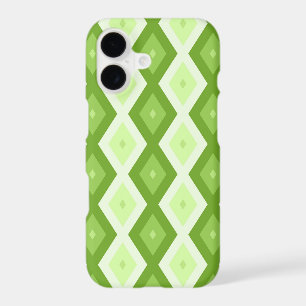 Motif diamant vert chartreuse