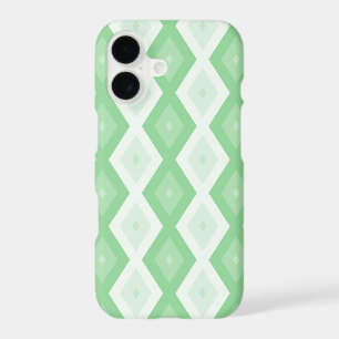 Motif diamant vert pomme