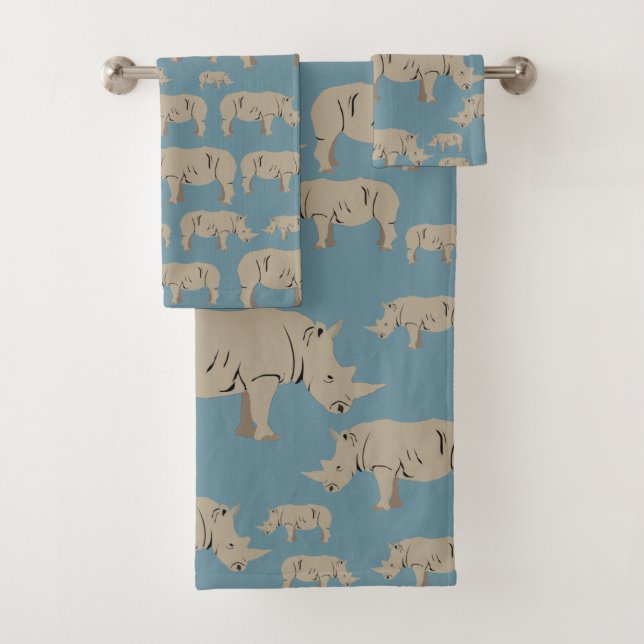 Motif d'illustration Rhinoceros Rhino (En situation)
