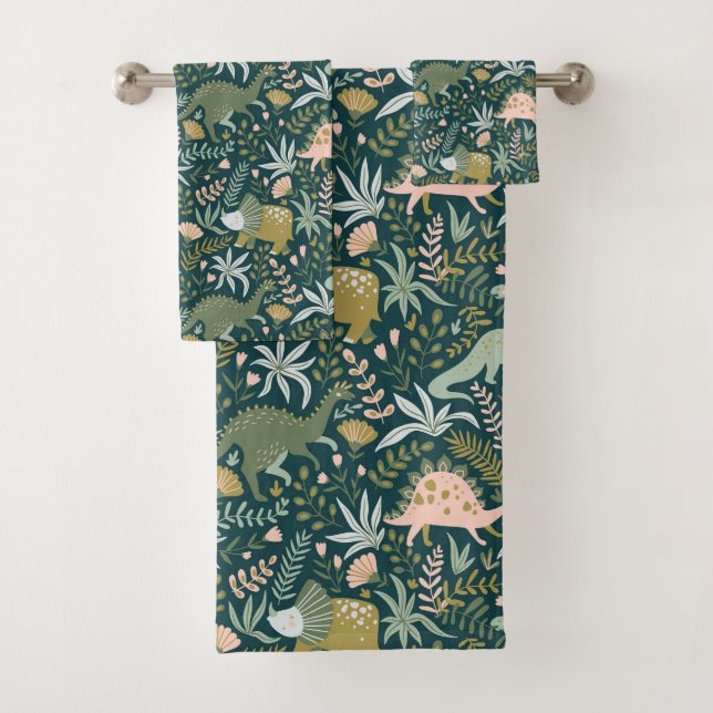 Motif Dinosaur Vert (En situation)