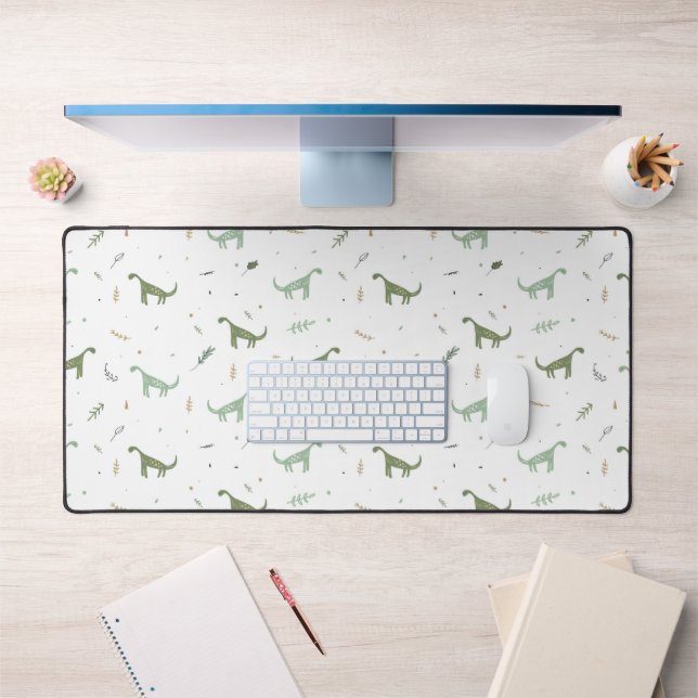 Motif Dinosaure Vert (Bureau 1)