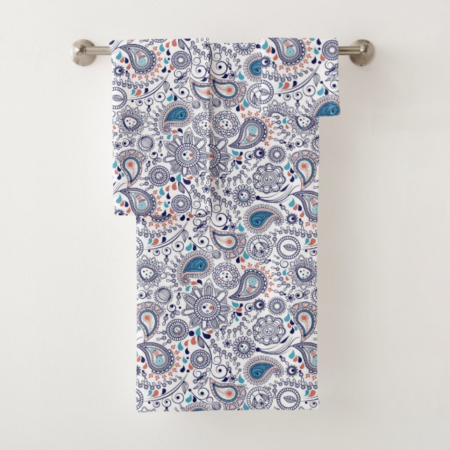 Motif Doodle Paisley (En situation)