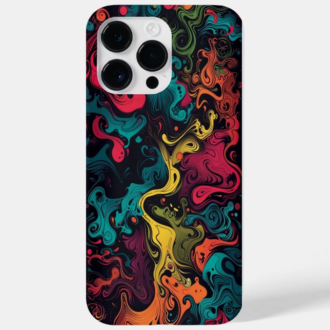 Motif doux iPhone 14 Coque (Verso)