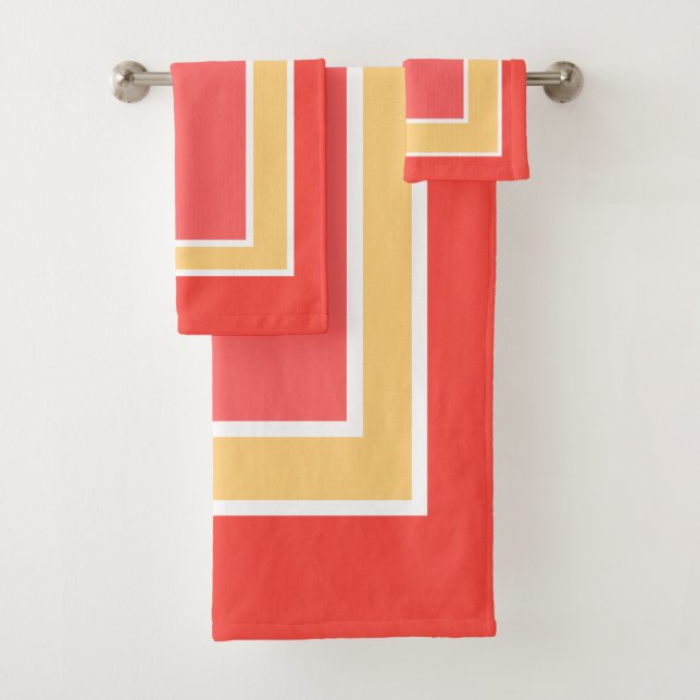 Motif du bloc de fruits de pêche d'été (En situation)