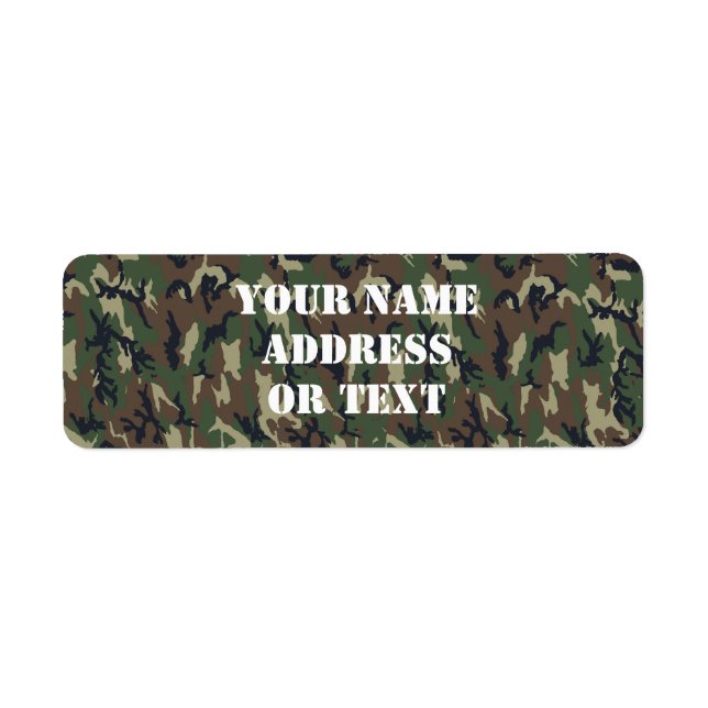 Motif du camouflage vert militaire (Devant)