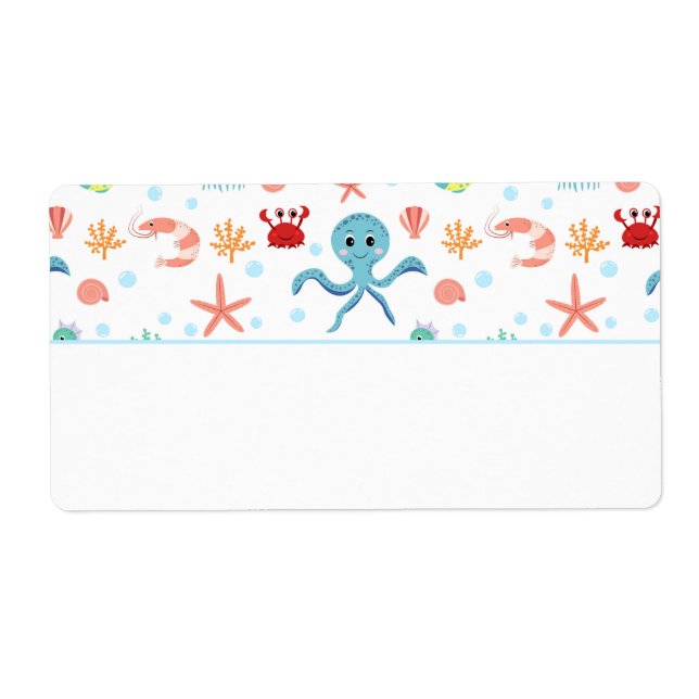 Motif du monde marin (Devant)