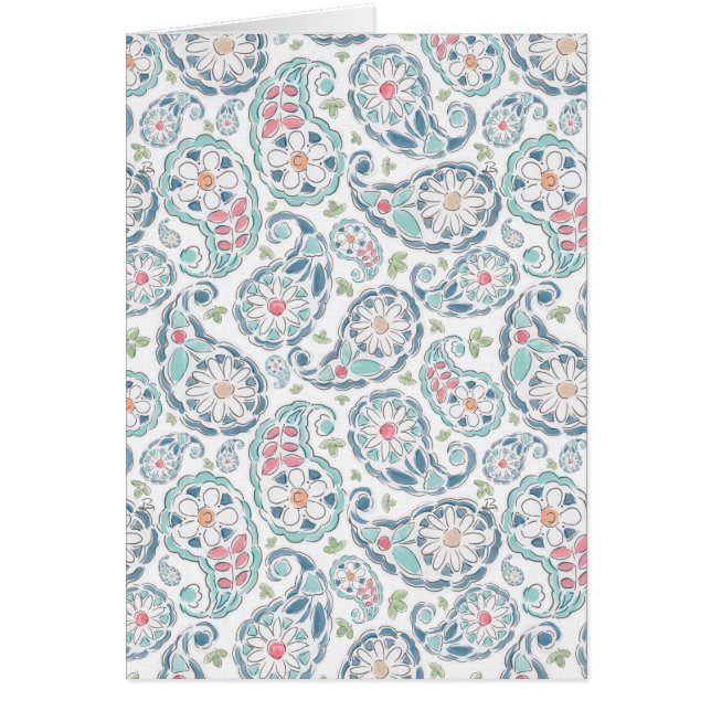 Motif du printemps Paisley (Devant)